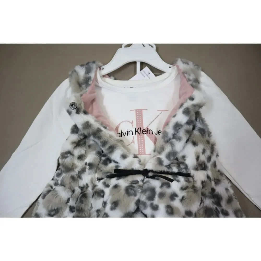 Calvin Klein Jeans Girls Animal Print 3Pc Set‎ Size 3T